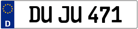 Truck License Plate